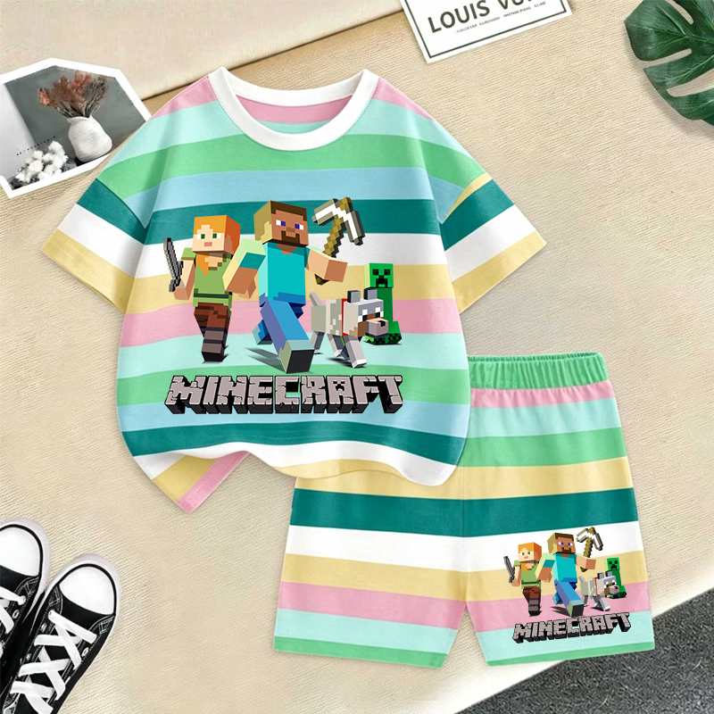 Minecrafted Girl boy Summer T  - Boyshort Underwear ulasan dan harga