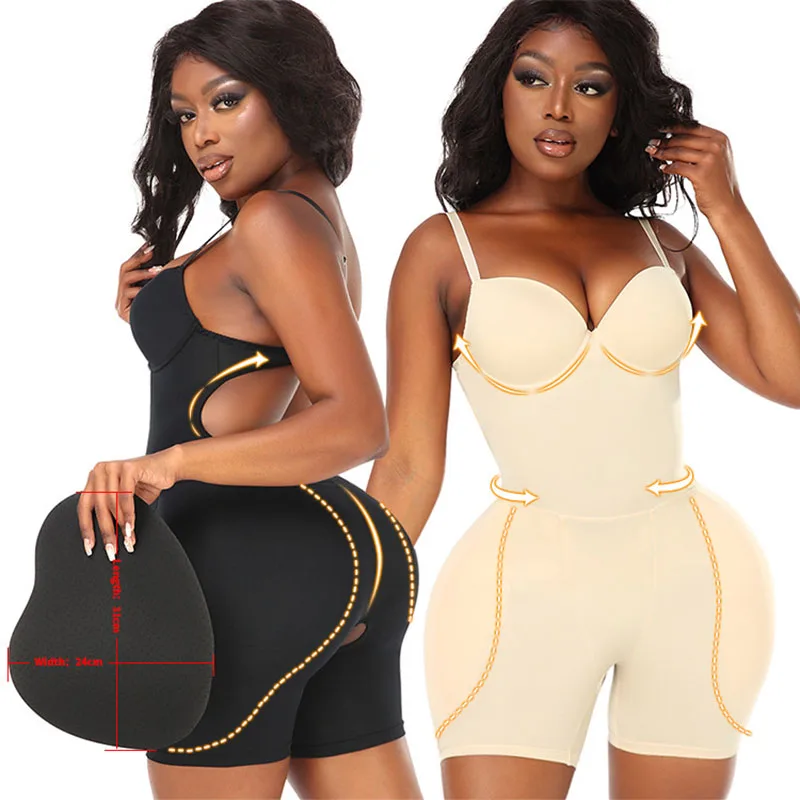 Bodysuits Shapewear Padded Hip - Shapewear Bodysuit Firm ulasan dan harga
