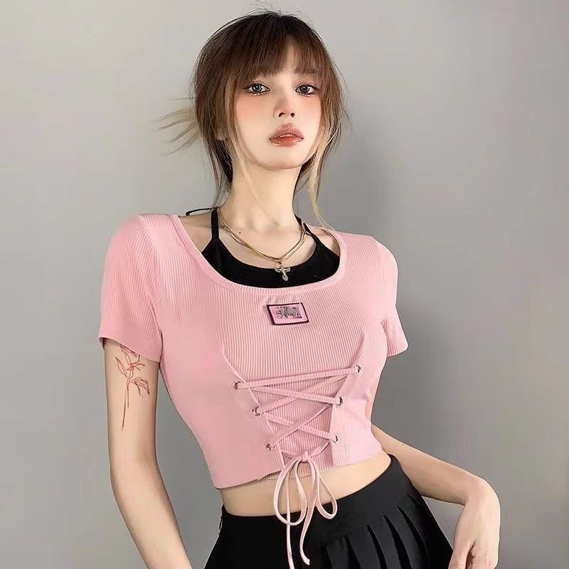 Sweet And Spicy ort Sve T-irt  - Corset Waist Cinch ulasan dan harga