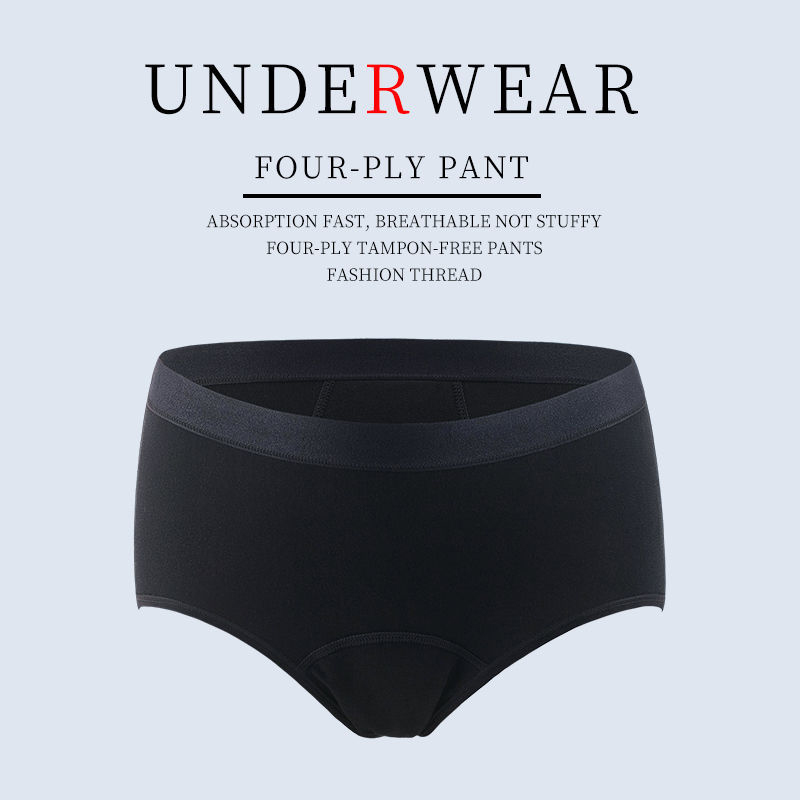 3Pcs Heavy Flow Menstrual Pant - Period Panty Absorbent ulasan dan harga