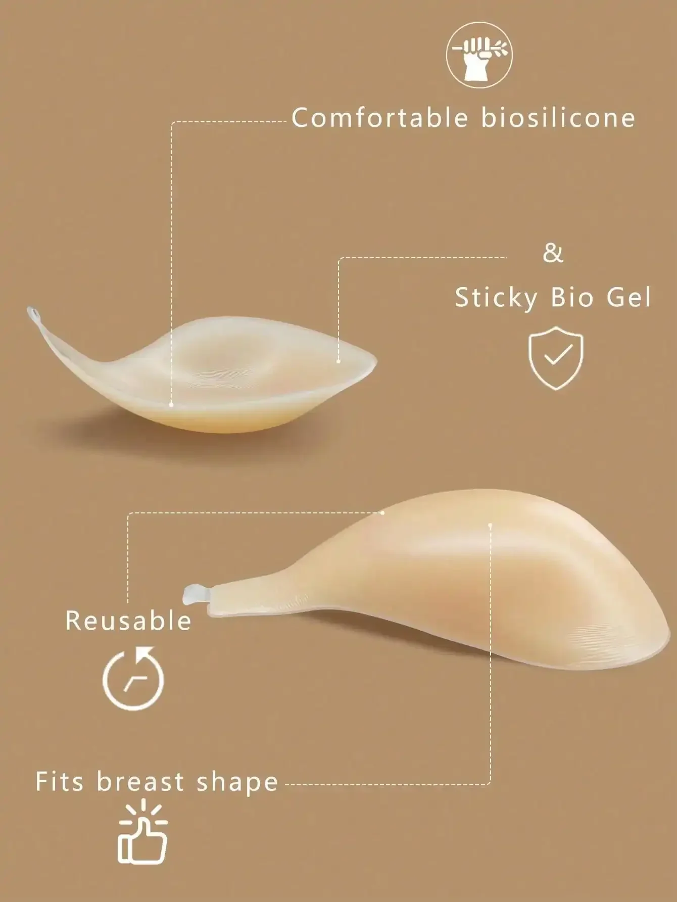 1pc Invisible Backless Straple - Strapless Bra Backless ulasan dan harga