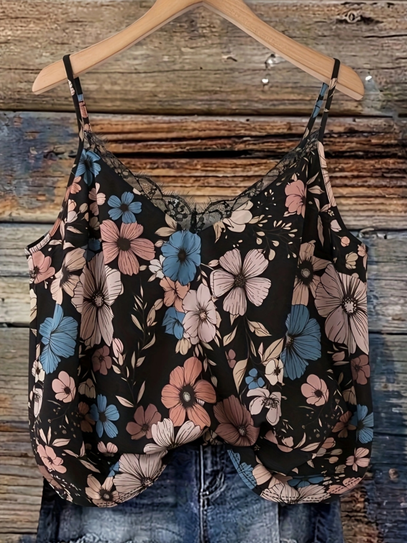 Summer fashion new plus size w - Cami Top Lace ulasan dan harga