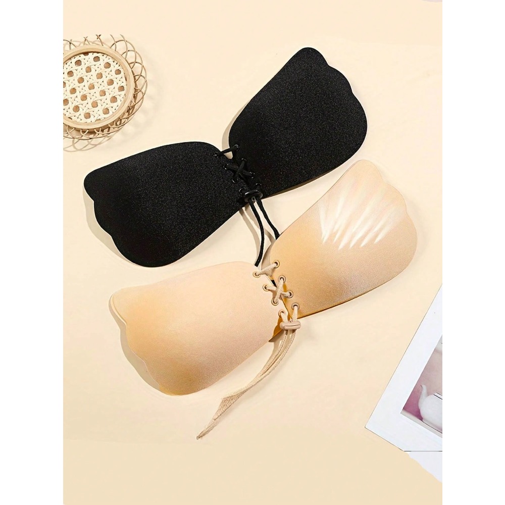 1/2pcs Wing-Shaped Adhesive Br - Silicone Bra Adhesive ulasan dan harga
