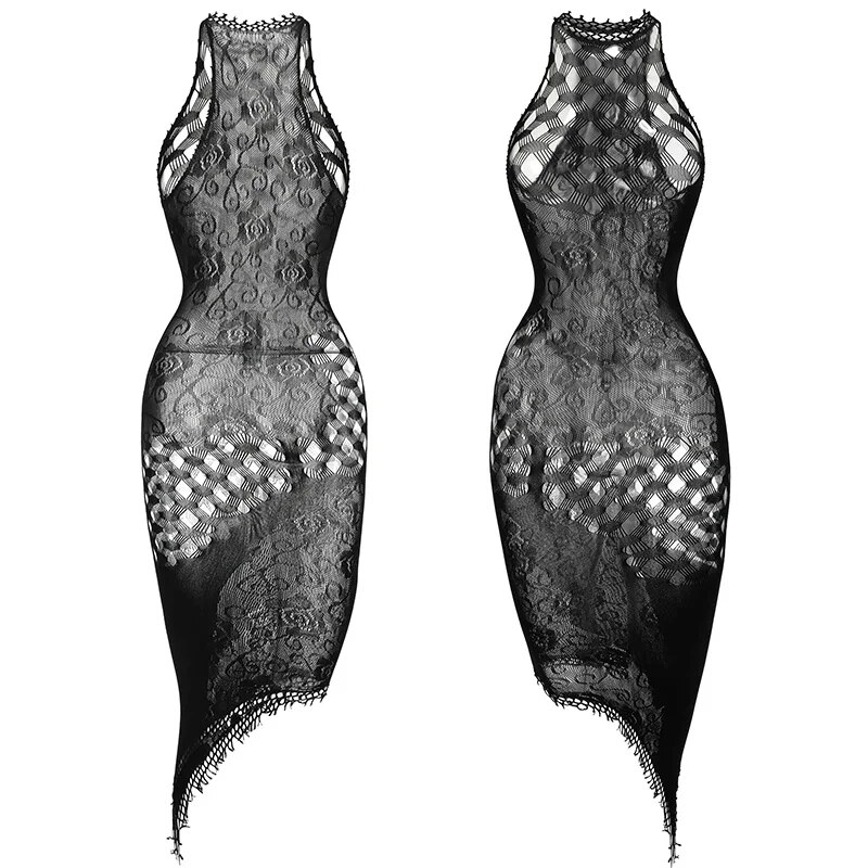 1PC Sexy Women Fishnet See Thr - Bodystocking Fishnet ulasan dan harga