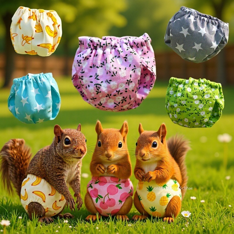 S/M Absorbent Squirrel Diapers - Period Panty Absorbent ulasan dan harga
